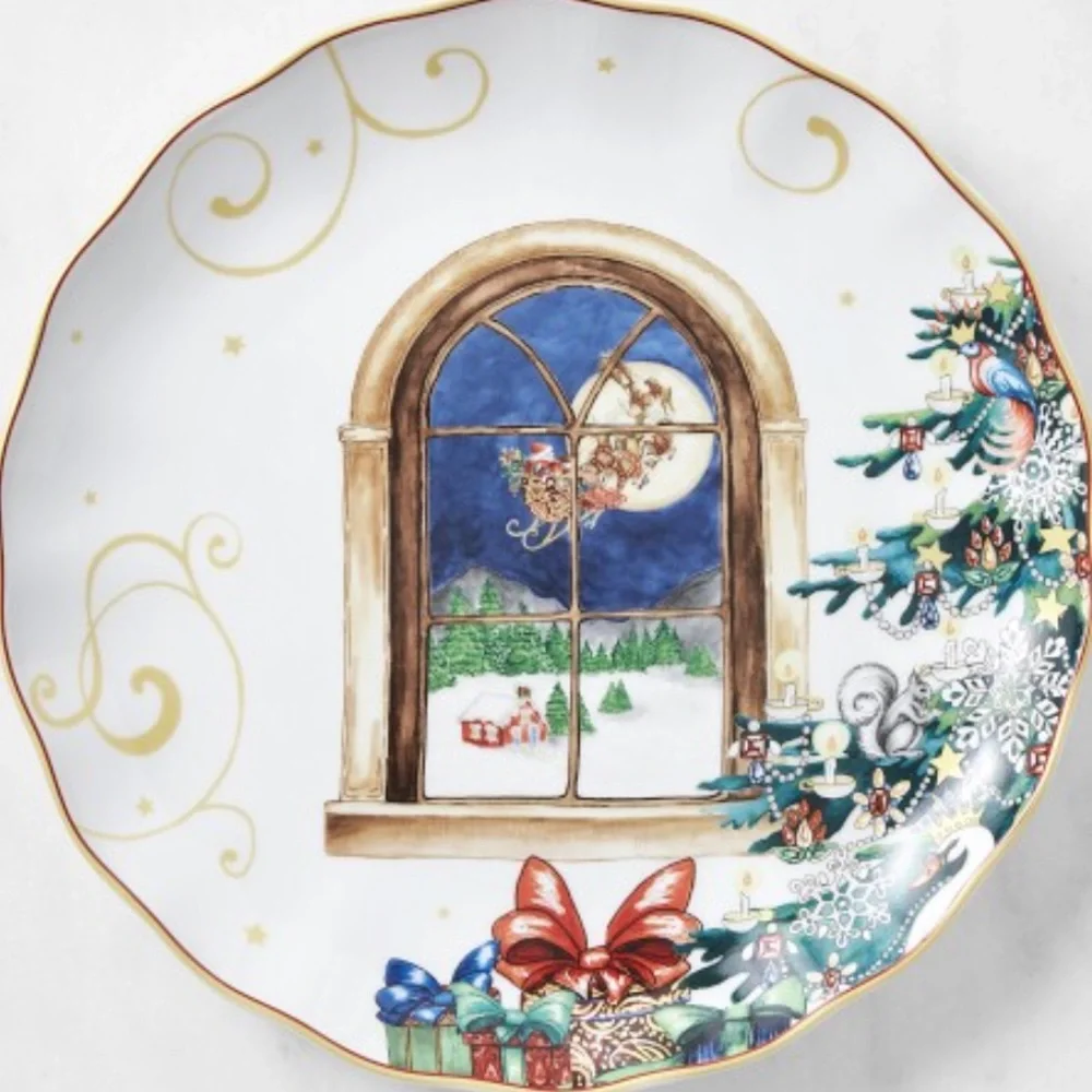 WilliamsSonoma Twas the Night 10.75” Dinner Plate